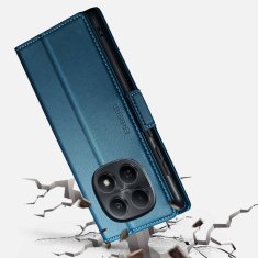 Overboard Futrola za Xiaomi Redmi Note 15 Pro Plus 5G / Poco M8 Pro 5G, sjajna liči, novčanik s preklopom, plava