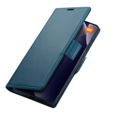 Overboard Futrola za Xiaomi Redmi Note 15 Pro Plus 5G / Poco M8 Pro 5G, sjajna liči, novčanik s preklopom, plava