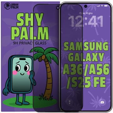 Kaljeno staklo Shy Palm za privatnost za Samsung Galaxy A36/A56/S25 FE
