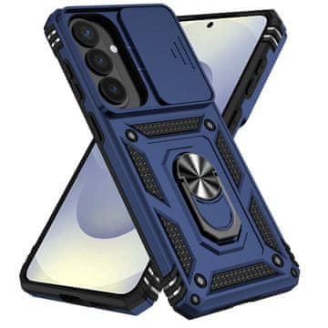 GS Oklopna futrola za Samsung Galaxy S26 Plus, CamShield Slide, plava