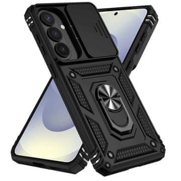 GS Oklopna futrola za Samsung Galaxy S26 Plus, CamShield Slide, crna