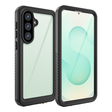 IP68 vodootporna maskica za Samsung Galaxy S26 Plus, crvena paprika, crna