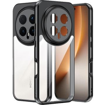 GS Honor Magic 8 Pro Fusion Hybrid maskica, prozirna s crnim okvirom
