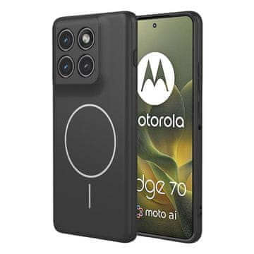 GS Futrola za Motorola Edge 70 5G, Silikonska Lite, za MagSafe, Crna
