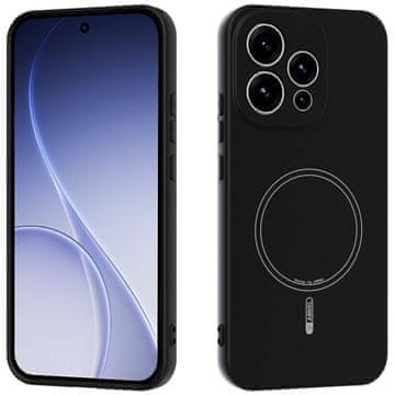 GS Futrola za Oppo Reno 15, Silikonska Lite, za MagSafe, crna