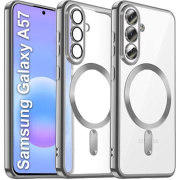 GS Futrola za Samsung Galaxy A57 5G, Electro MagSafe, srebrna