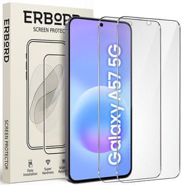Overboard 2x Kaljeno staklo za Samsung Galaxy A57 5G, 9H tvrdo staklo, staklo