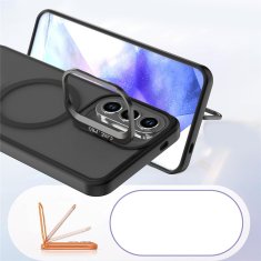 Overboard Samsung Galaxy A37 5G Skin-touch maska sa stalkom, MagSafe, crna