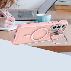 Overboard Samsung Galaxy A37 5G Skin-touch maska sa stalkom, MagSafe, roza