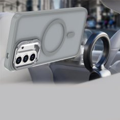 Overboard Samsung Galaxy A37 5G maska osjetljiva na dodir sa stalkom, spremna za MagSafe, siva