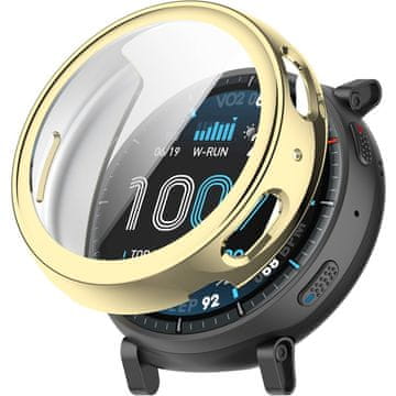 GS 2-u-1 futrola sa zaštitnom folijom za Amazfit Active Max, zlatna