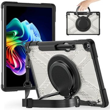 GS Oklopna futrola za Microsoft Surface Pro 12 inča sa stalkom i remenom za rame, prozirna