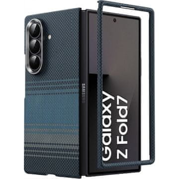 Overboard Futrola za Samsung Galaxy Z Fold7 5G - magnetska aramidna vlakna, plava