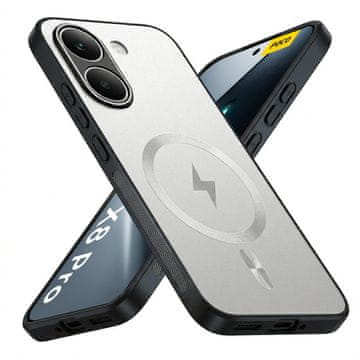GS Zaštitna futrola za Xiaomi Poco X8 Pro, za MagSafe, srebrna