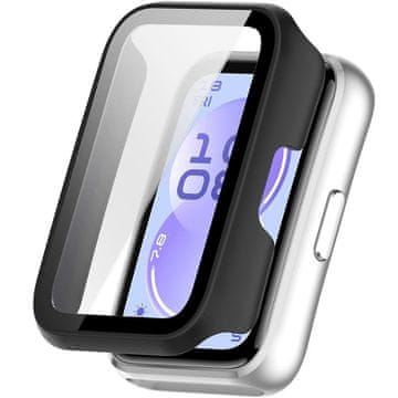 GS 2u1 maskica + kaljeno staklo za Huawei Band 11, mat crna