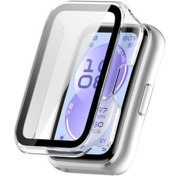 GS 2u1 maskica + kaljeno staklo za Huawei Band 11, prozirna