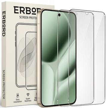 Overboard 2x kaljeno staklo za Google Pixel 10 / 10 Pro, 9H tvrdo staklo, brzo
