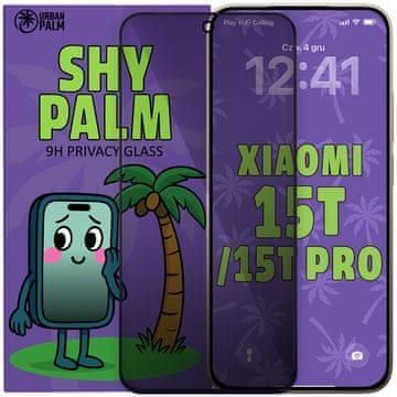 Kaljeno staklo Shy Palm za privatnost za Xiaomi 15T / 15T Pro