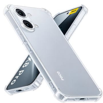Overboard Futrola za Xiaomi Poco X8 Pro Max, otporna na padove, prozirna