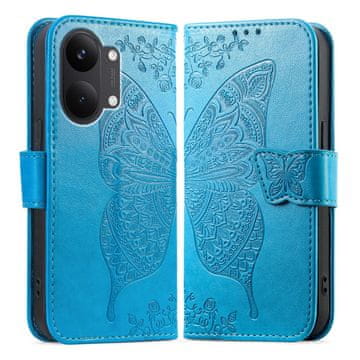 GS Preklopna futrola za Xiaomi Poco X8 Pro Max, leptir, plava