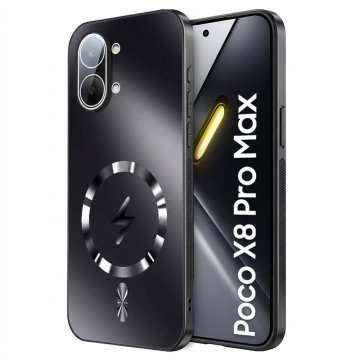 GS Zaštitna futrola za Xiaomi Poco X8 Pro Max, za MagSafe, crna