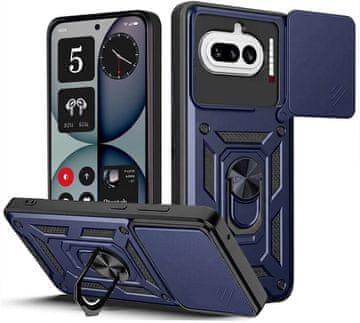 GS Oklopna futrola Nothing Phone (4a), CamShield Slide, tamnoplava