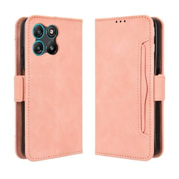 GS Preklopna futrola za Motorola Moto G57 Power, utor za karticu, ružičasta