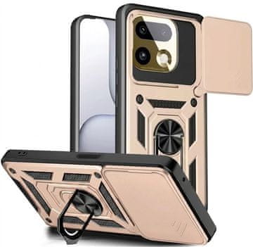 GS Realme 16 Pro Armor maska, CamShield slide, zlatna