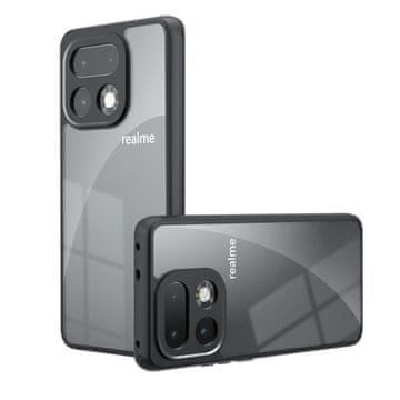 GS Realme 16 Pro Fusion hibridna maskica, prozirna s crnim okvirom