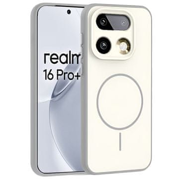 Overboard Futrola za Realme 16 Pro Plus, za MagSafe, mat sa zaštitom za kameru, siva