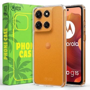 maska za Motorola Moto G15 / G17, silikonska, prozirna