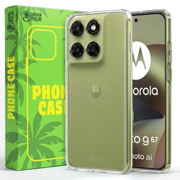 Futrola za Motorola Moto G67, silikonska, prozirna