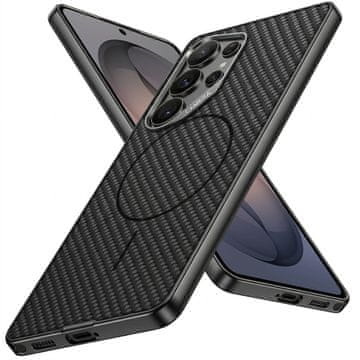 GKK Futrola za Samsung Galaxy S26 Ultra, koža, karbonsko crna