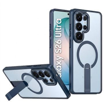 GS Hibridna futrola za Samsung Galaxy S26 Ultra Fusion za MagSafe sa stalkom, plava