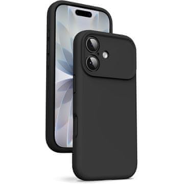 silikonska maskica za iPhone 17 s MagSafeom, tamnocrna