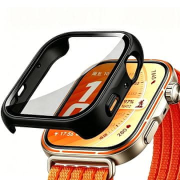 GS 2u1 futrola + kaljeno staklo za Huawei Watch Fit 5 Pro, crna