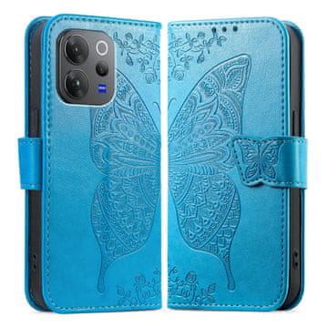 GS Preklopna futrola za Vivo V70, leptir, plava