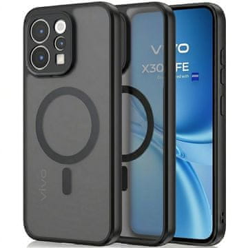 GS Futrola za Vivo V70 5G, za MagSafe, mat futrola, crna
