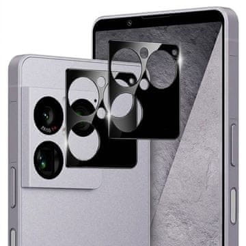 Overboard 2x zaštitna folija za kameru od kaljenog stakla za Sony Xperia 1 VIII, crna