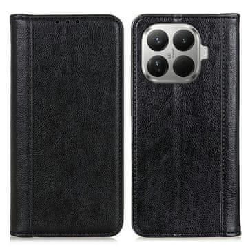 GS Preklopna futrola za Xiaomi 17T, od split kože, crna