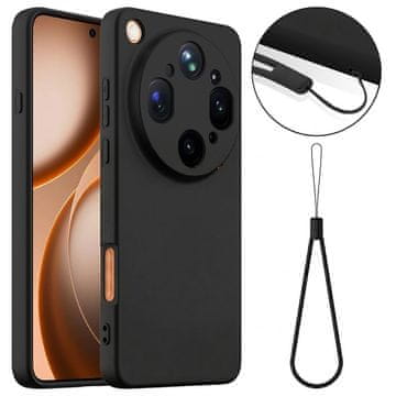 GS Futrola za Oppo Find X9 Ultra, Silikonska Lite, za MagSafe, crna