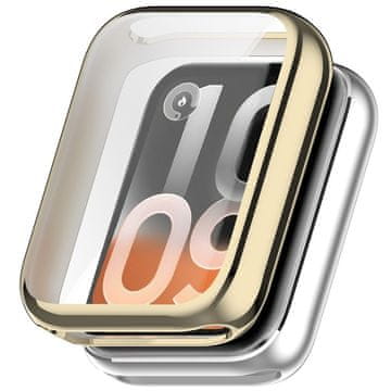 GS 2u1 futrola sa zaštitnom folijom za Xiaomi Smart Band 10 Pro, zlatna