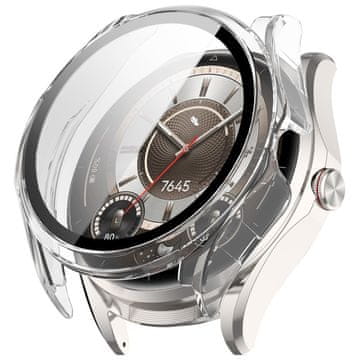 GS 2u1 futrola + kaljeno staklo za Huawei Watch Buds 2, prozirna