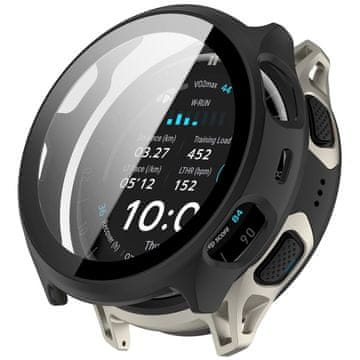GS 2u1 maskica + kaljeno staklo za Amazfit Cheetah 2 Pro, crna