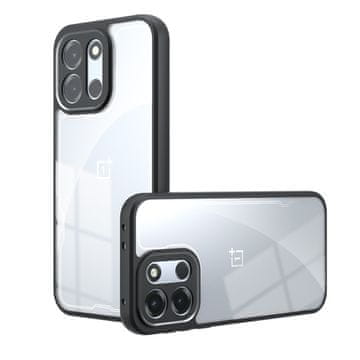 GS Futrola za OnePlus Nord 6, Fusion Hybrid, prozirna s crnim okvirom