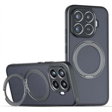 GS Futrola za Xiaomi 17T Pro, mat Skin-touch, sa stalkom, crna