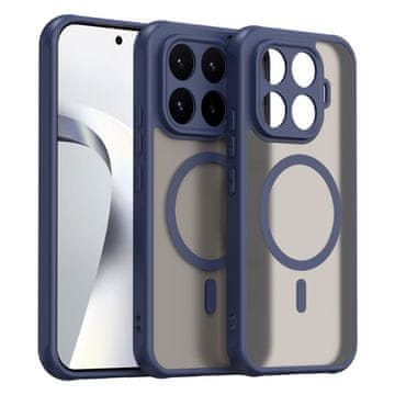 GS Zaštitna futrola za Xiaomi 17T, mat futrola, za MagSafe, plavi okvir