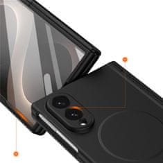 GS Futrola za Samsung Galaxy Z Fold 8, sa staklom za vanjski ekran, za MagSafe, crna