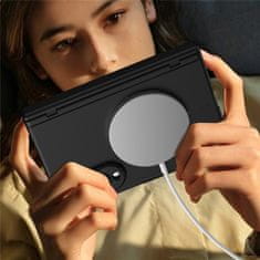 GS Futrola za Samsung Galaxy Z Fold 8, sa staklom za vanjski ekran, za MagSafe, crna