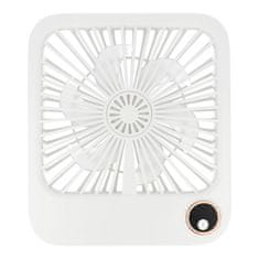 GS Stolni ventilator, W30, s podesivim postoljem, bijeli